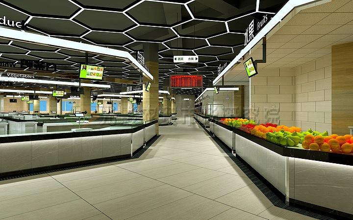 合肥珠光南苑农贸市场效果图