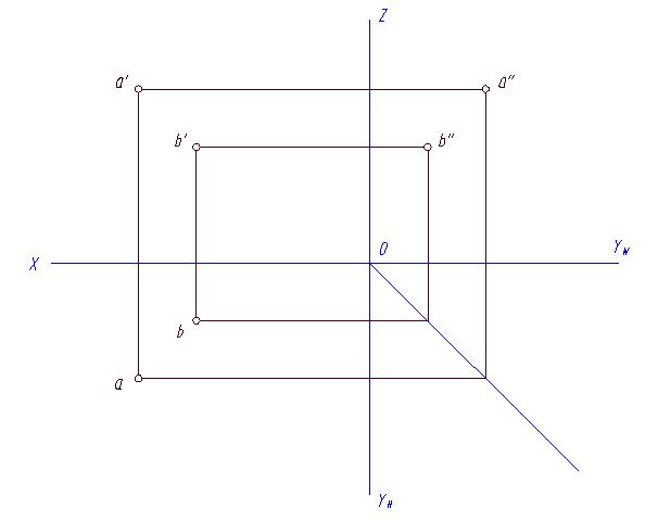 d,c,b,a,2,根据以下点的直观图,判断下列各点的投影图完全正确的是()