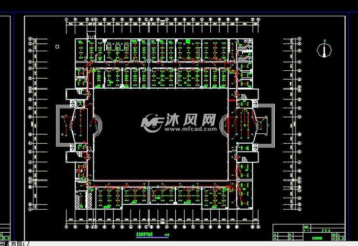 首层照明平面图