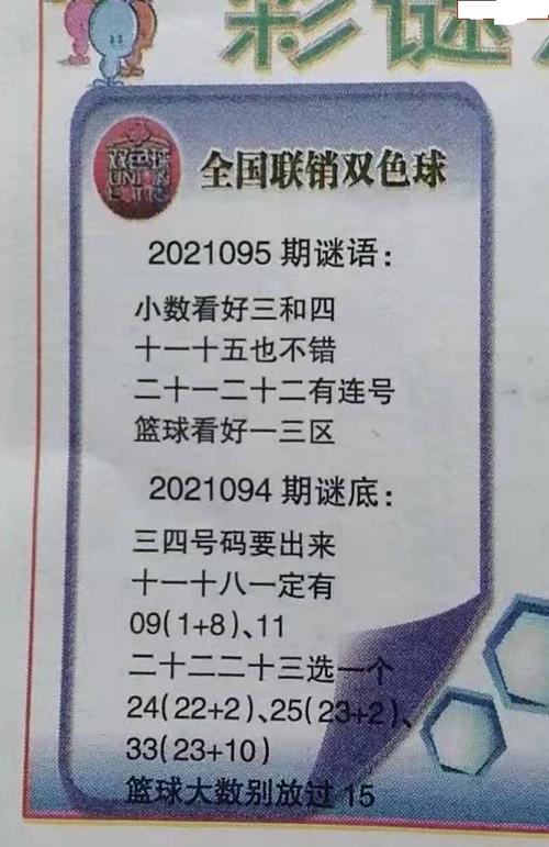双色球21095期全国联销图(高清图)