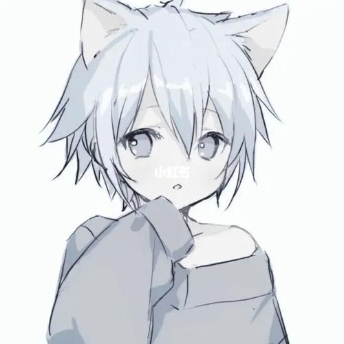 猫耳头像男_头像_素材_头像