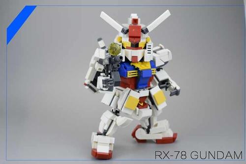 blocks moc gundam sd rx78 gundam robot compatible