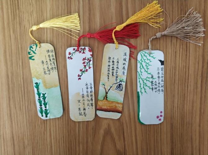 手工制作——书签 写美篇 今天,我们学习语文园地,要求制作精美书签