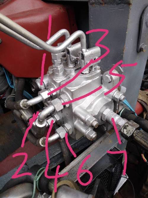 小拖改小铲,这个油管怎么接,带液压方向机的,有1年没用了,今天装上油