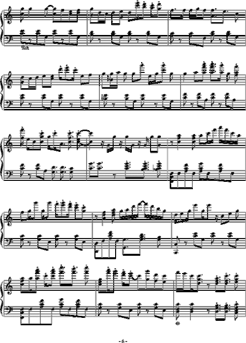 21rondoafterrainsunny钢琴谱五线谱