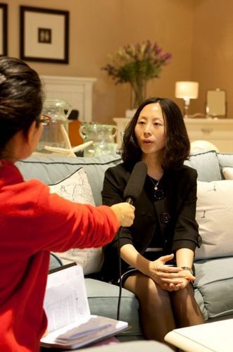 总经理季青女士接受媒体访问