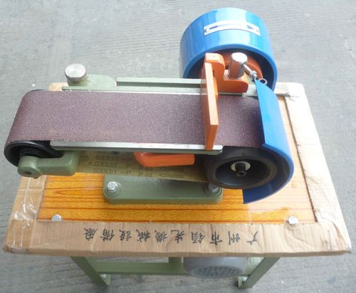 供应915小型砂带机成批出售 干磨砂带抛光机用途