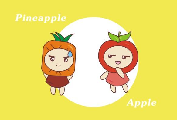 水果拟人|平面|图案|般木 - 原创作品 - 站酷 (zcool)