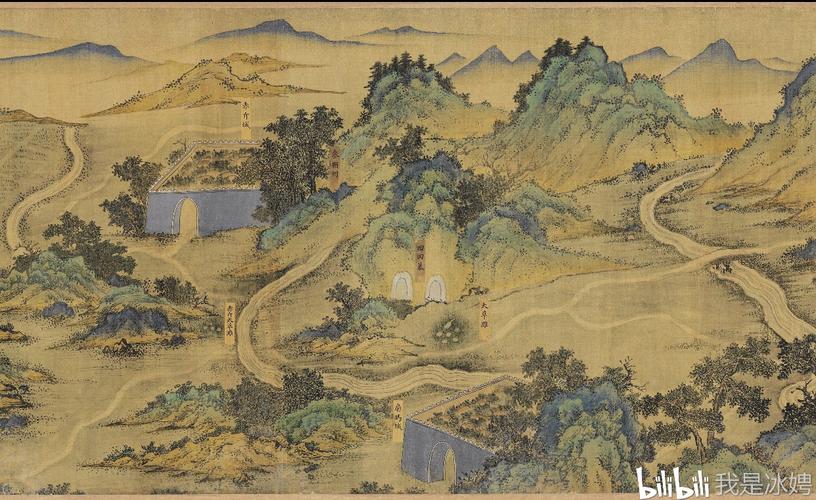 中国画里的故事十九古代讲究的地图能精致到什么程度