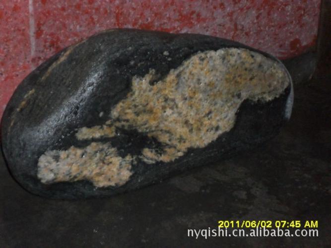 天然图案动物奇石-兔