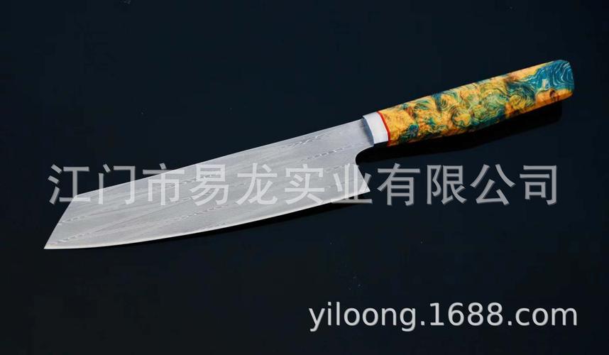 厂家直销手工制作多彩色稳定化木八角刀柄 固化木刀把稳定木刀柄