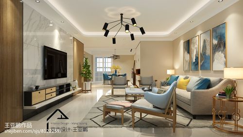 东方新城现代暖色系空间_2791509 – 设计本装修效果图