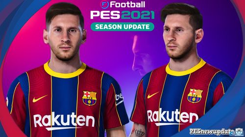 pes2021/pes2020梅西脸型补丁