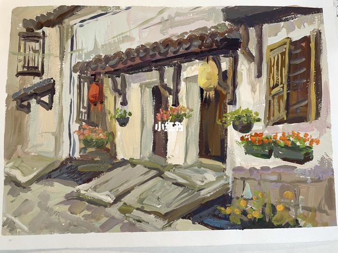 写生作品合集 色彩篇_写生_风景_色彩风景_文化_绘画