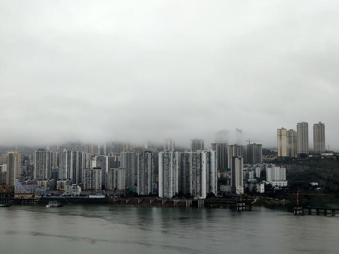 烟雨蒙蒙,美景如画,大忠县真的好美啊!