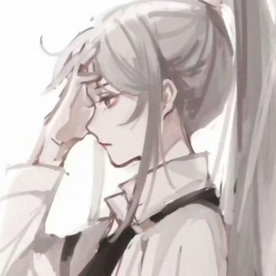 关于手绘女生头像高冷意境范 时光礼记