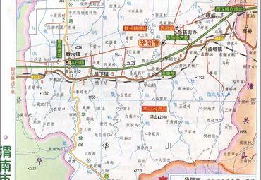 华阴市地图