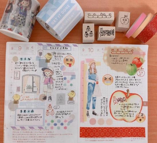本周德艺小学生绘画主题:校园里的故事——手帐的设计