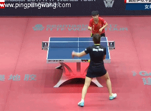 丁宁凭什么在成都赢了孙颖莎?砍式发球的奥妙