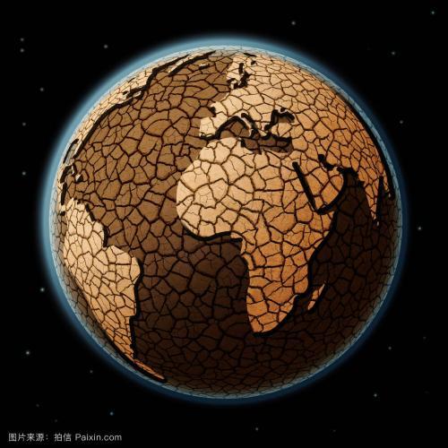 干裂地球简笔画