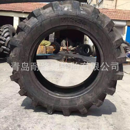 热销 前进神力品牌 11.2-24人字花纹 迪尔拖拉机轮胎