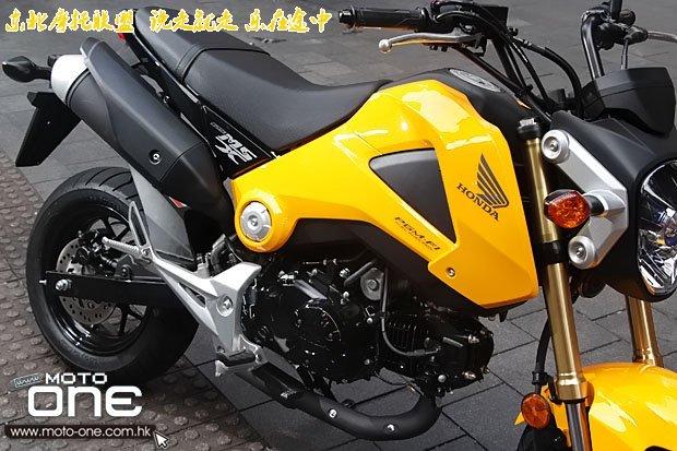 2016 honda msx125 sf│新款街头战士│新车四色