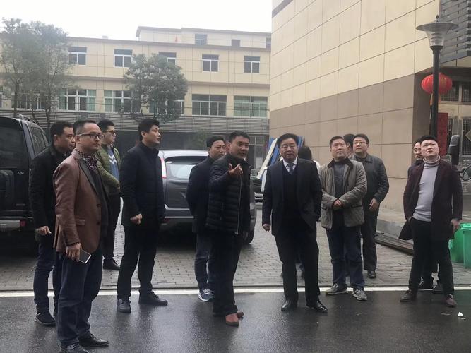 淮南市潘集区相关部门工作人员赴大龙山镇瑞梦新区(永林双创)参观