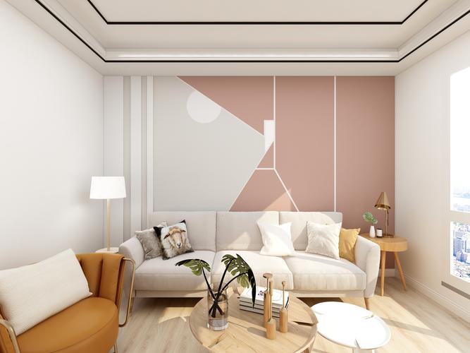 艺术涂料丨原来几何拼色墙,也可以这么时尚!