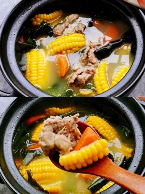 秋季糍补玉米排骨汤