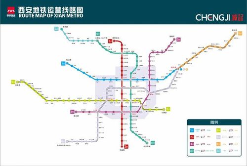 西安地铁运营线路图◎ 制图/城记智库