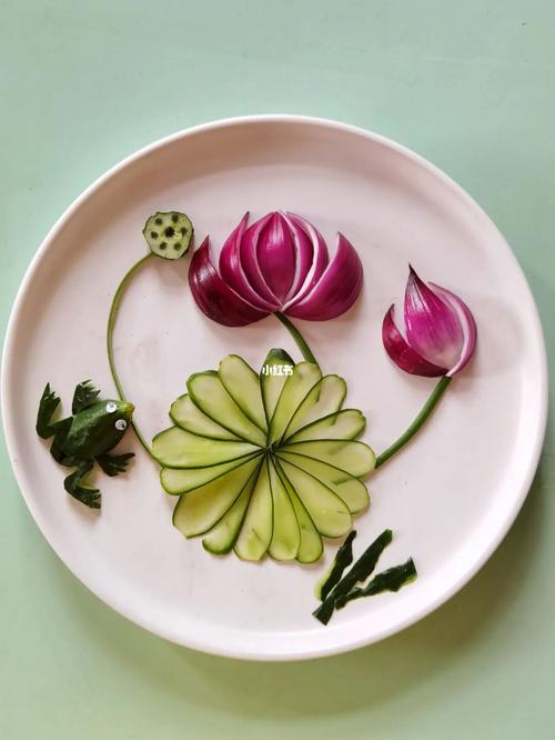 琉璃家小创意# 果蔬餐盘画_琉璃_水果拼盘_情趣_吃货