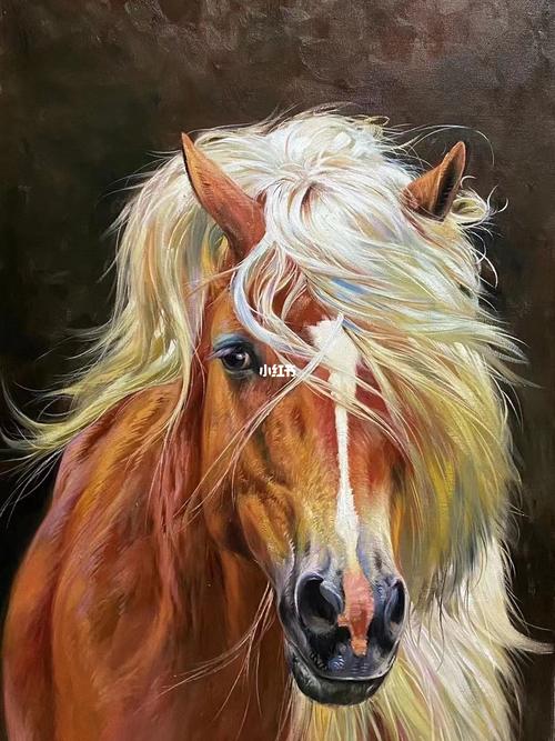 油画|马头96_油画_文化_绘画