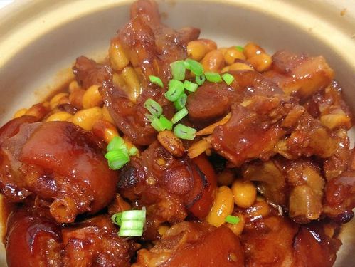 黄豆炖猪蹄的做法 配方,软糯滑口的黄豆猪脚