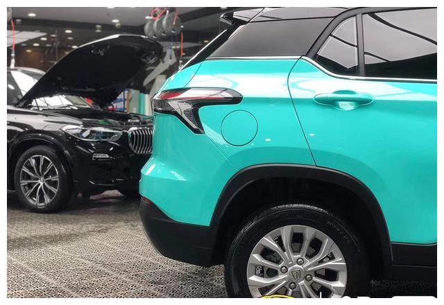 ichangericr改变者改色膜宝骏510车身贴膜水晶蒂芙尼