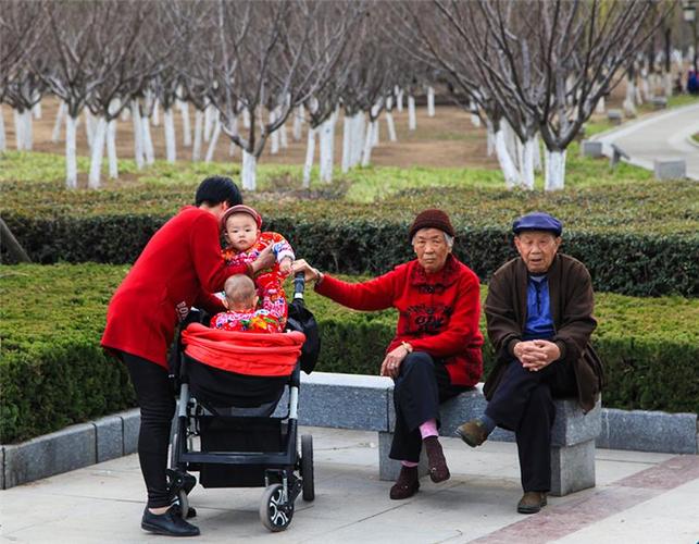 爷爷奶奶和孙子