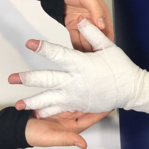 德国lr洛曼劳仕mollelast弹力绷带4cmx4m20卷/盒手指