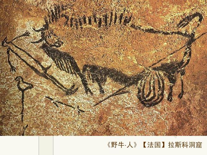 《野牛· 人》【法国】拉斯科洞窟