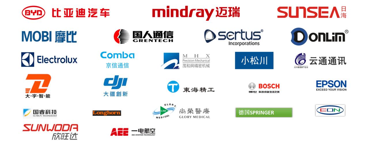 比亚迪股份有限公司,深圳迈瑞生物医疗电子股份有限公司,摩比天线