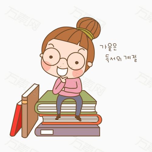 思考的女孩素材图片免费下载_卡通手绘_万素网