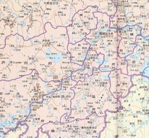明代庐州府辖境