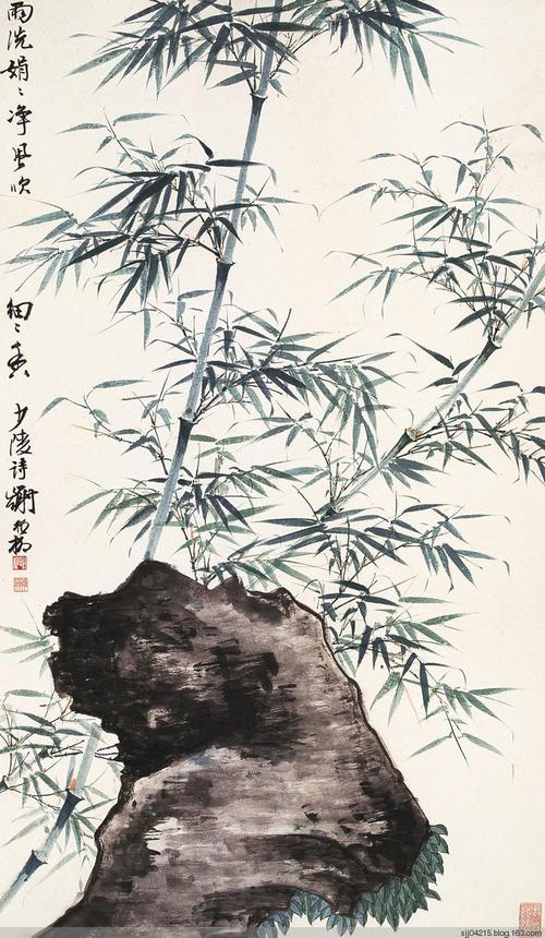 谢稚柳作品精选集-竹篇(1) - 云破月来花弄影 - 云破月来花弄影