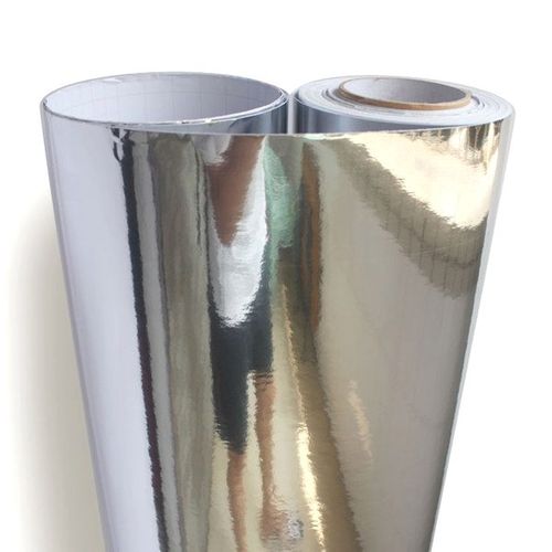 不锈钢贴膜 自粘镜面贴广告即时贴刻字纸 拉丝金银色墙纸高清亮面