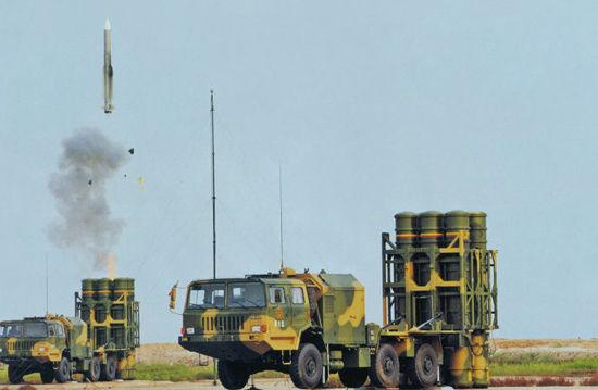 资料图:我军红旗-16防空导弹发射