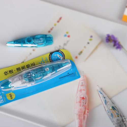 日本plus普乐士新开发按键小精灵修正带/涂改带wh-065