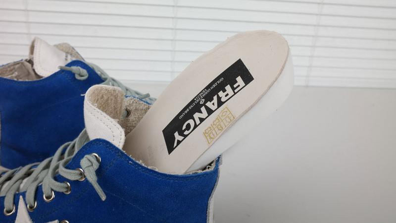 golden goose francy blue 韩国热卖 纯手工高级定制 情侣款休闲鞋 34