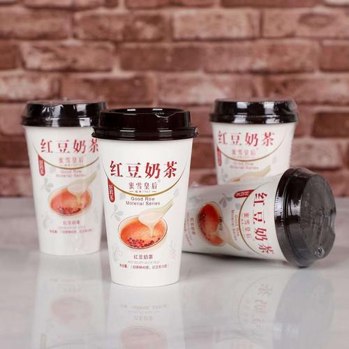 红豆奶茶整箱30杯蜜雪皇后早餐速溶香浓热茶冲饮厂家