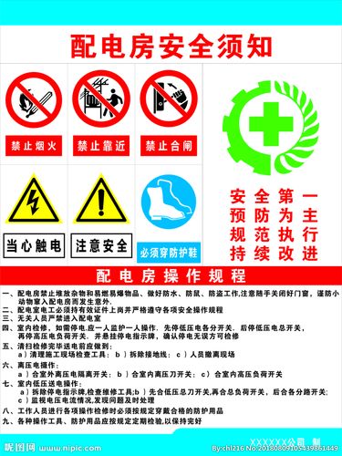 配电房安全须知图片