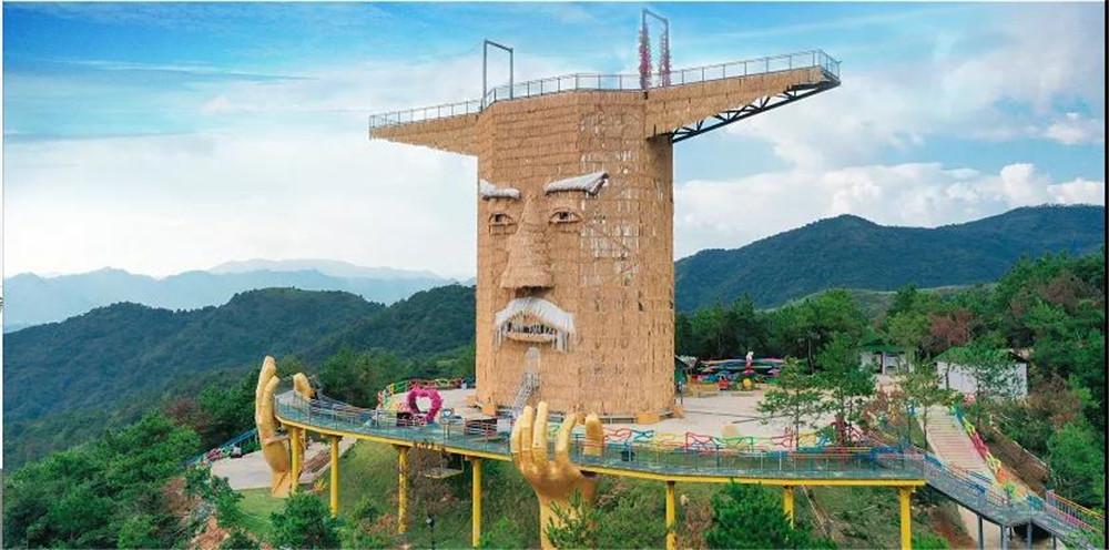 【赠送水寨剧场】梅州丰顺大宝山佛手桥 万人剧场非遗