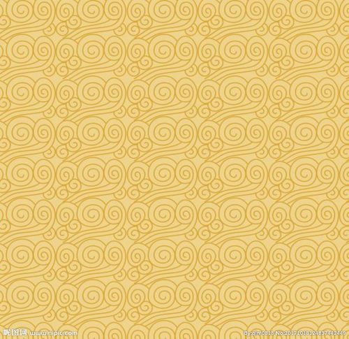 中国传统祥云纹样矢量背景图片