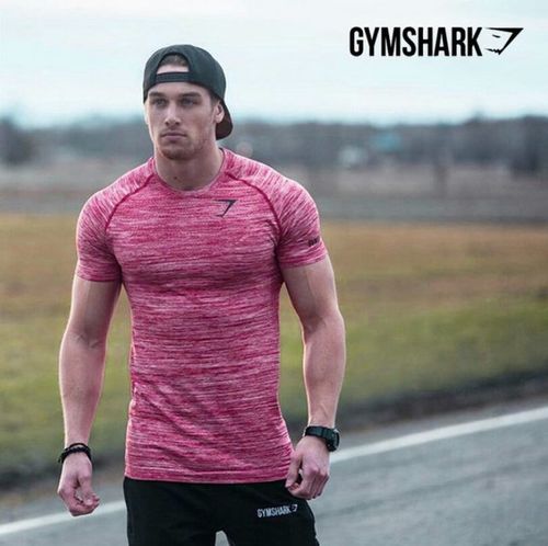 肌肉兄弟gymshark2016夏高弹专业健身塑形男圆领短袖运动速干t恤